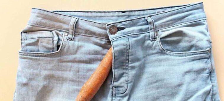 wortel melambangkan penis yang membesar karena soda